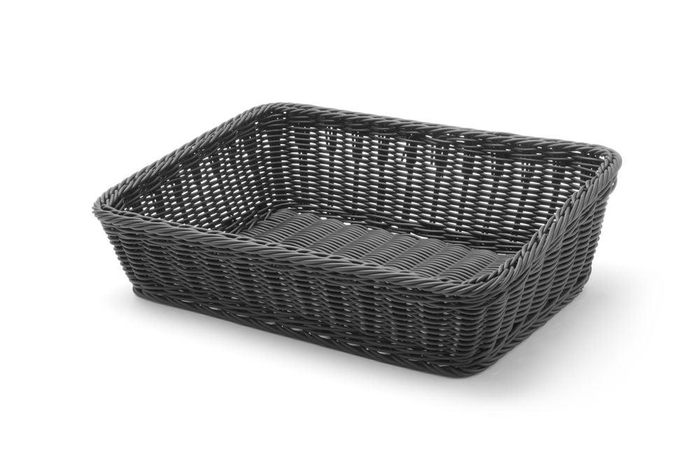 Panier de boulangerie incliné, HENDI, Noir, 400x300x(H)120mm