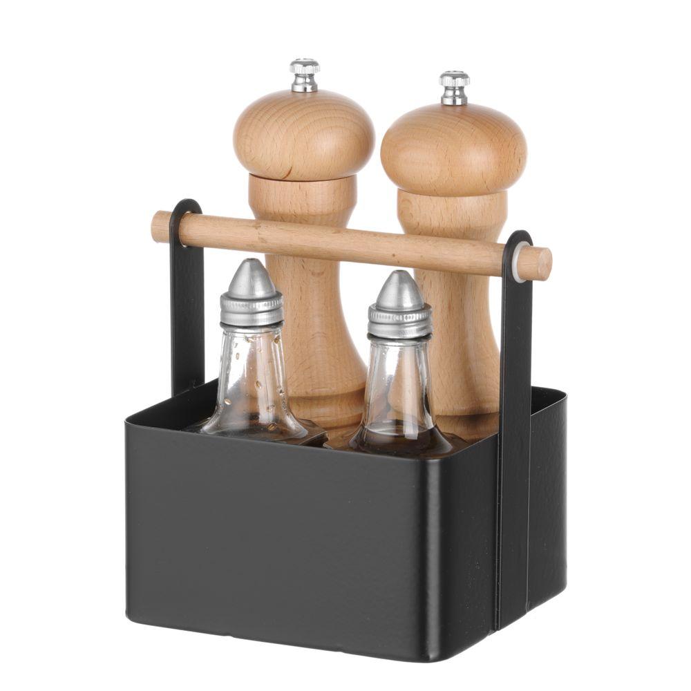 Porte-couverts de table noir, HENDI, 230x100x(H)240mm