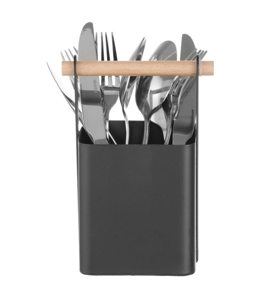 Porte-couverts de table noir, HENDI, 140x105x(H)190mm