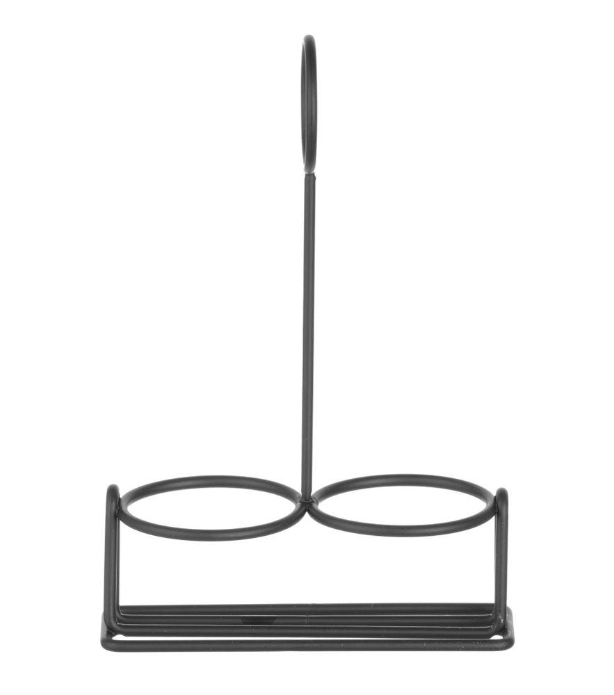 Support à condiments noir, HENDI, 135x65x(H)200mm
