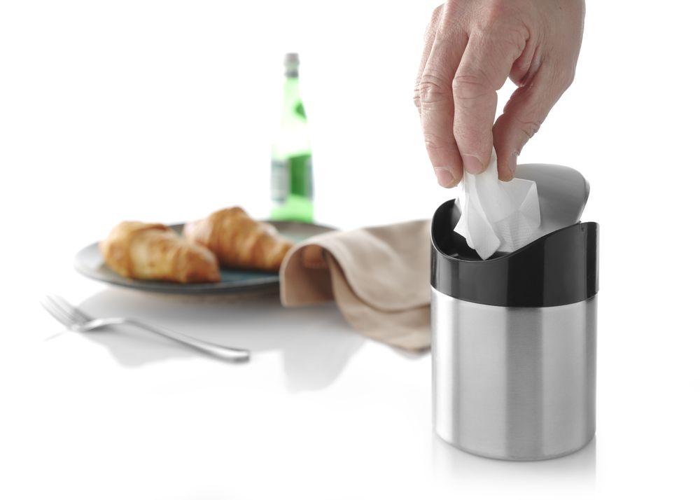 Poubelle de table, HENDI, ø95x(H)130mm