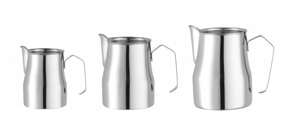 Pot à lait avec bec verseur en forme V, HENDI, 0,35L, ø65x(H)99mm