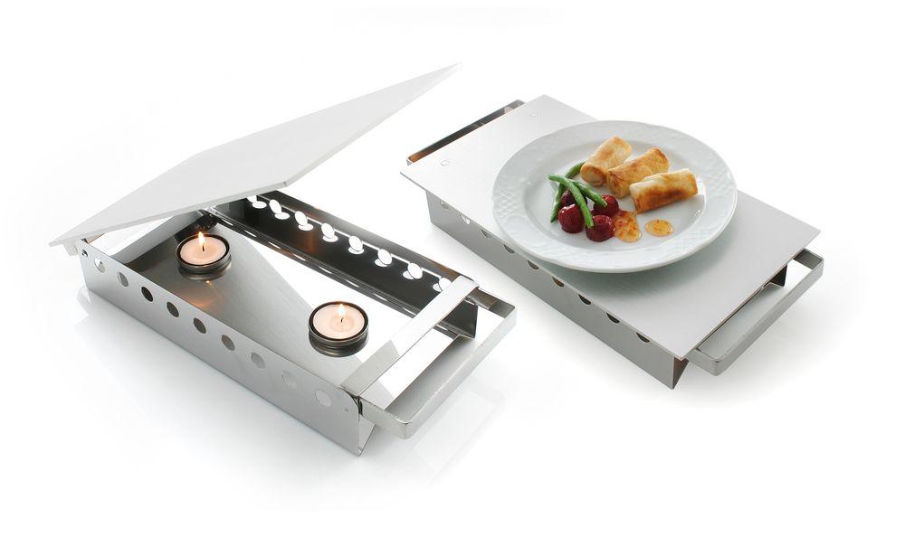 Chauffe-plat 2 brûleurs, HENDI, 330x180x(H)65mm