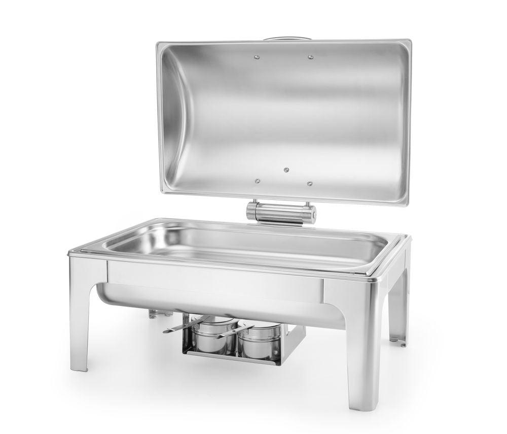 Chafing dish GN 1/1 finition poli mirroir, HENDI, Profi Line, 9L, 570x405x(H)320mm