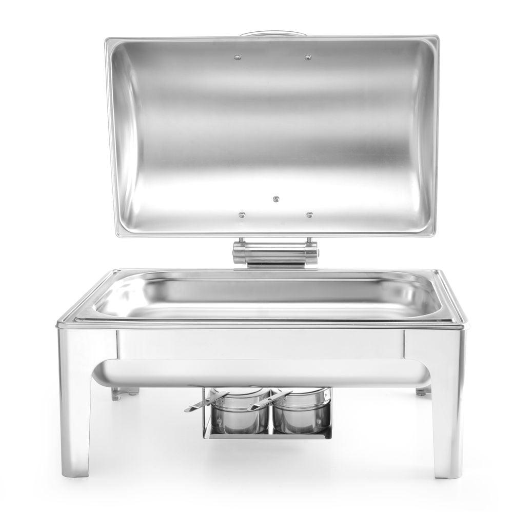Chafing dish GN 1/1 finition poli mirroir, HENDI, Profi Line, 9L, 570x405x(H)320mm