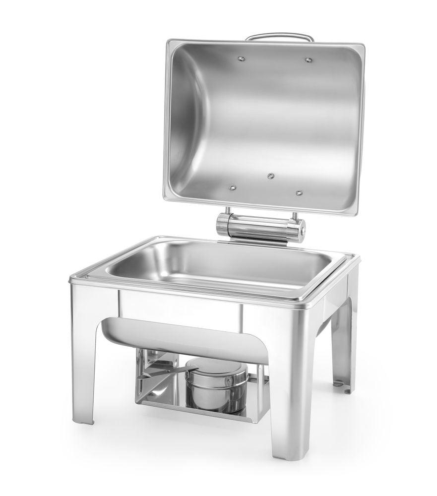 Chafing dish GN 1/2 finition poli mirroir, HENDI, Profi Line, 4L, 365x345x(H)345mm