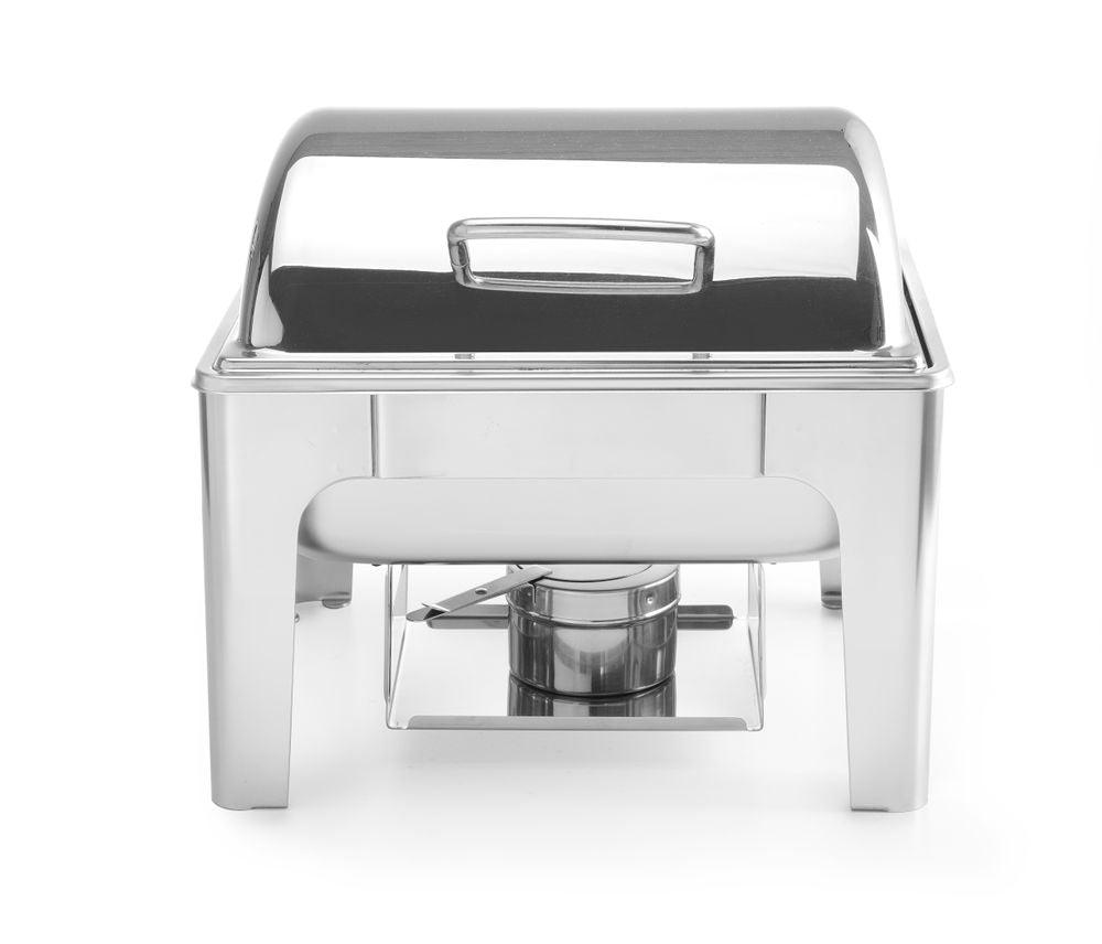 Chafing dish GN 1/2 finition poli mirroir, HENDI, Profi Line, 4L, 365x345x(H)345mm