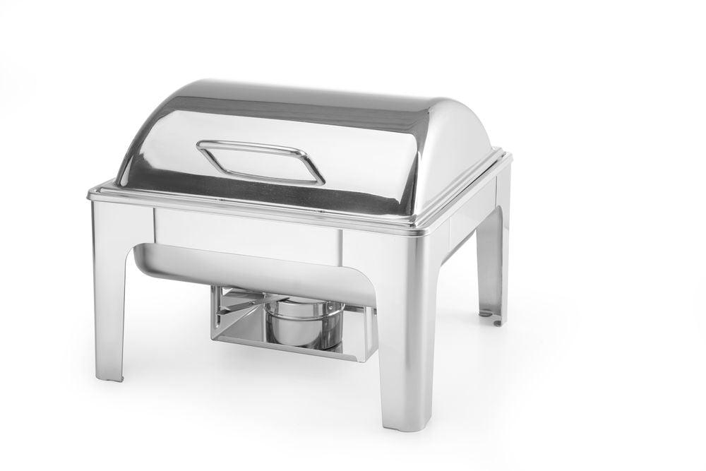 Chafing dish GN 2/3 finition poli mirroir, HENDI, Profi Line, 6L, 395x405x(H)320mm