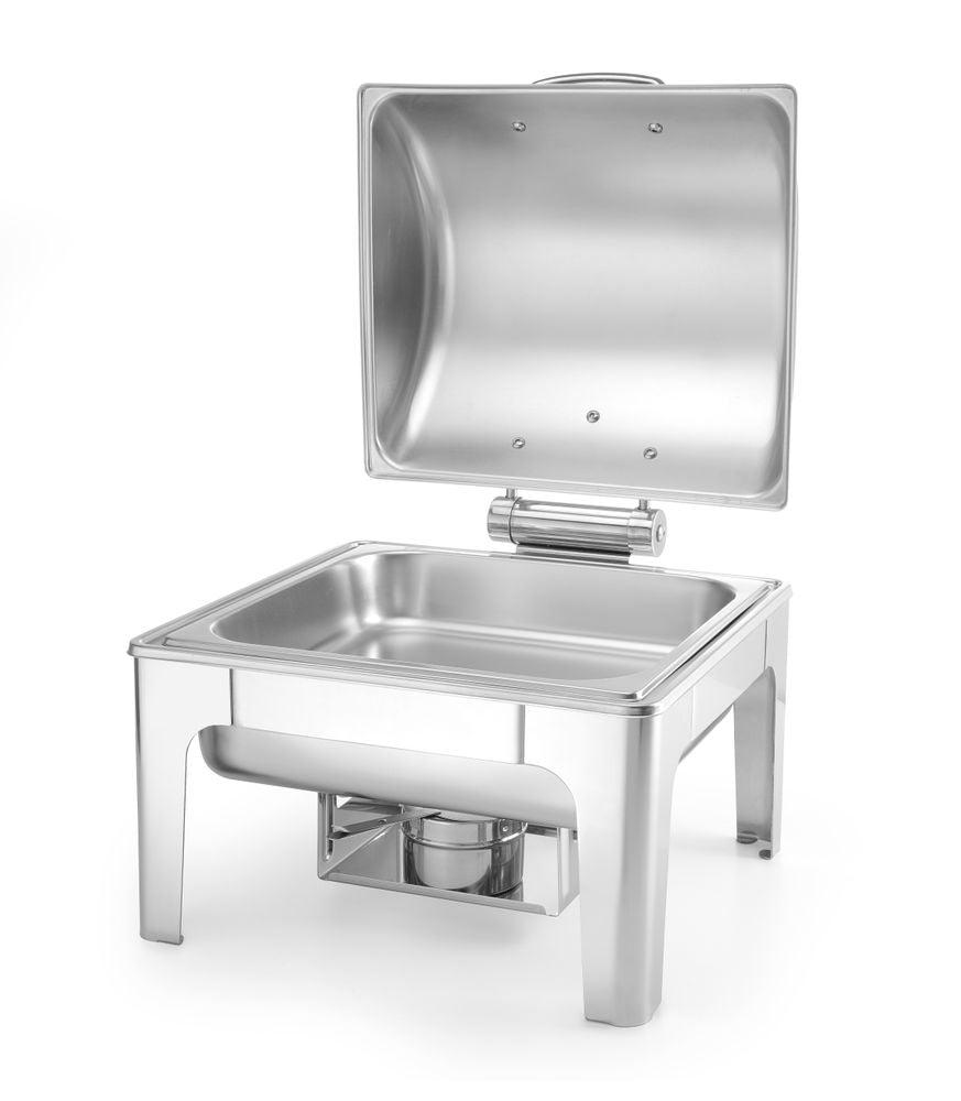 Chafing dish GN 2/3 finition poli mirroir, HENDI, Profi Line, 6L, 395x405x(H)320mm