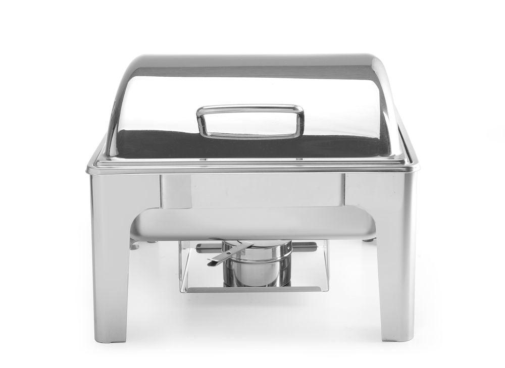Chafing dish GN 2/3 finition poli mirroir, HENDI, Profi Line, 6L, 395x405x(H)320mm