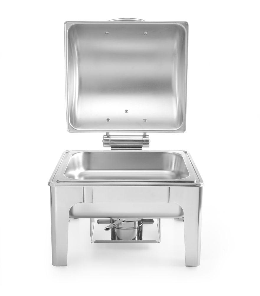 Chafing dish GN 2/3 finition poli mirroir, HENDI, Profi Line, 6L, 395x405x(H)320mm