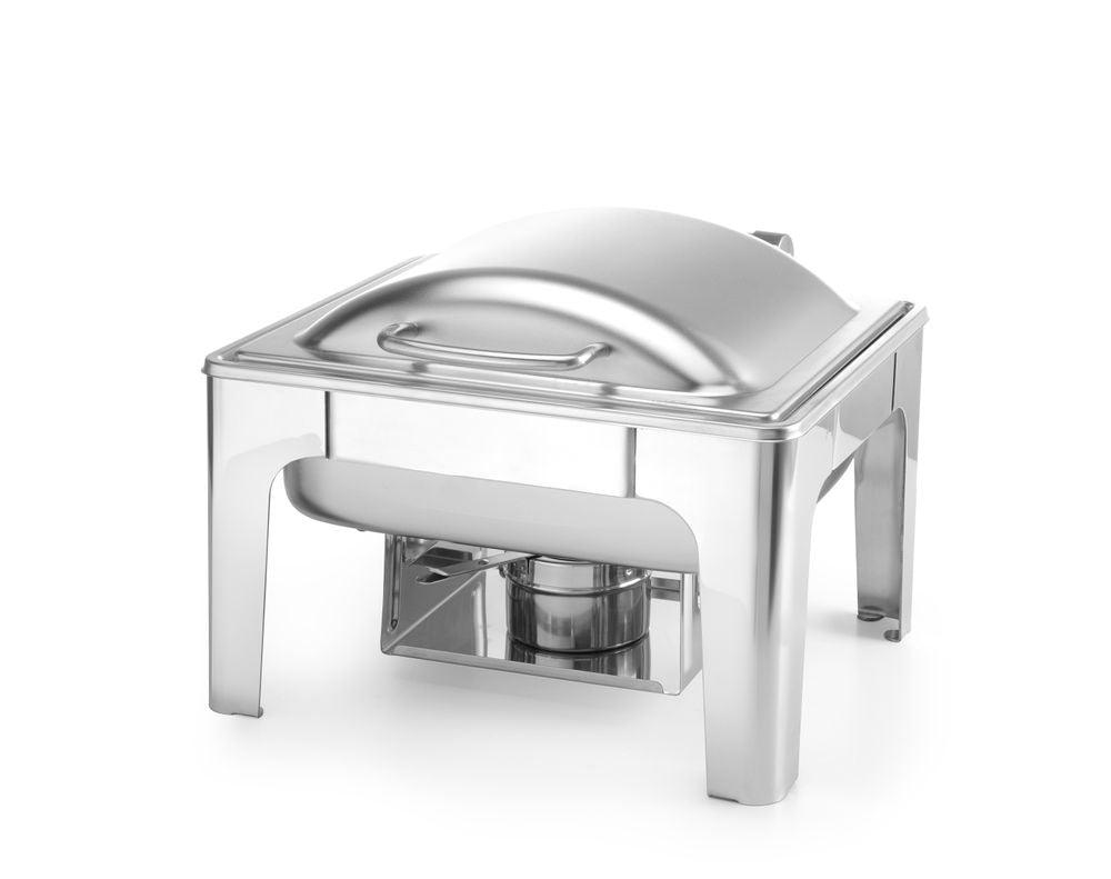 Chafing dish GN 1/2 finition satiné, HENDI, Profi Line, 4L, 365x370x(H)280mm