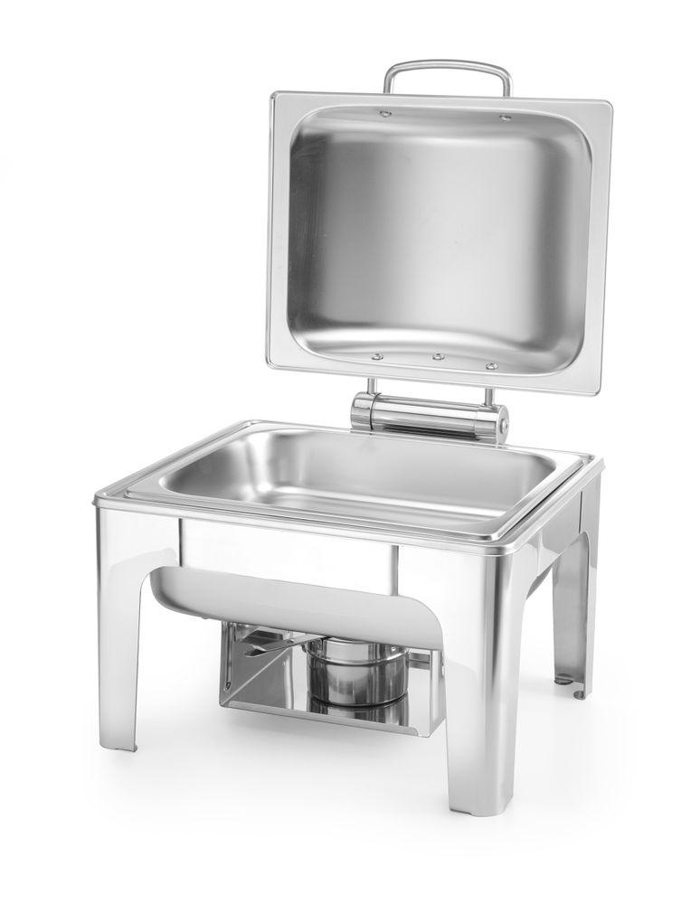 Chafing dish GN 1/2 finition satiné, HENDI, Profi Line, 4L, 365x370x(H)280mm
