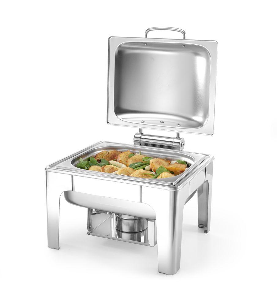 Chafing dish GN 1/2 finition satiné, HENDI, Profi Line, 4L, 365x370x(H)280mm