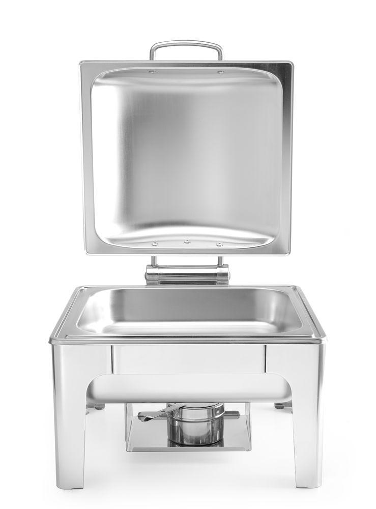 Chafing dish GN 2/3 finition satiné, HENDI, Profi Line, 6L, 395x430x(H)290mm