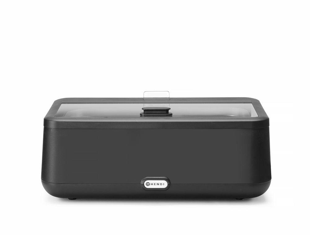Chafing dish UNIQ , HENDI, Noir, 220-240V/700W, 607x402x(H)250mm