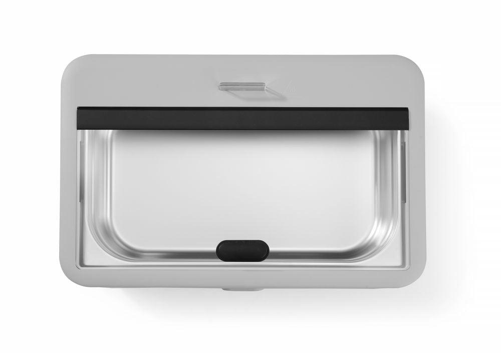 Chafing dish UNIQ , HENDI, Blanc, 220-240V/700W, 607x402x(H)250mm