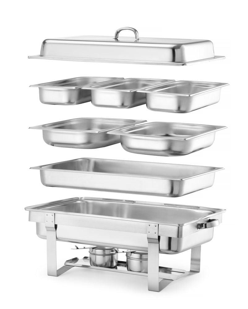 Chafing dish Gastronorme 1/1, HENDI, Kitchen Line, 9L, 585x385x(H)315mm