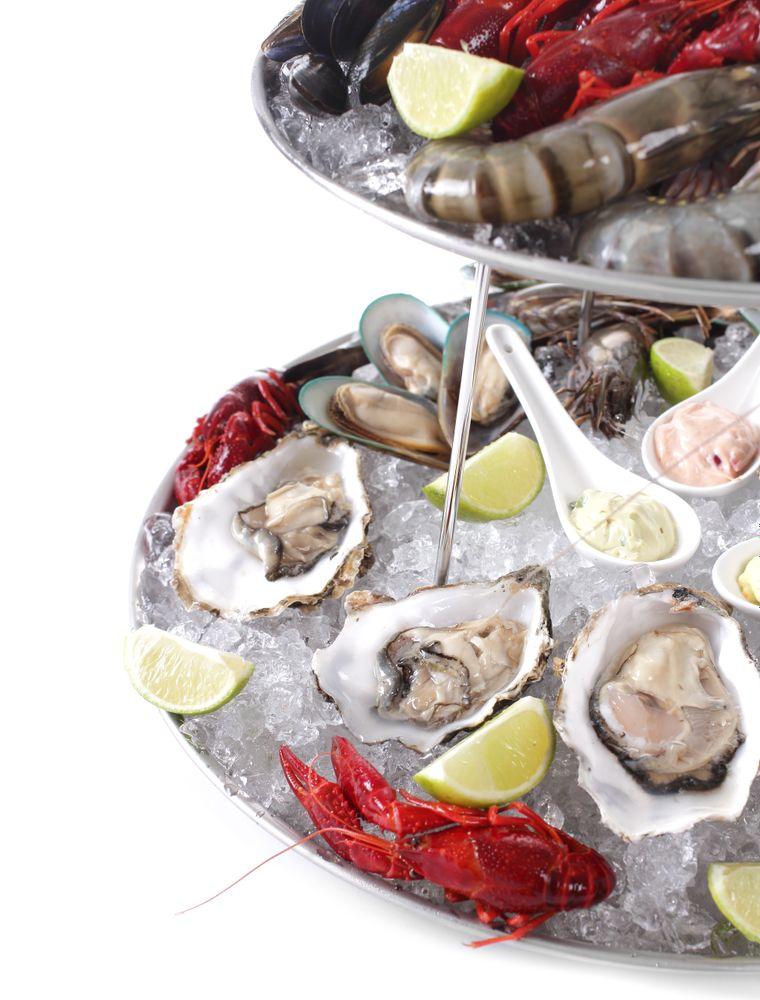 Support plateau de fruits de mer, HENDI, ø400x(H)200mm