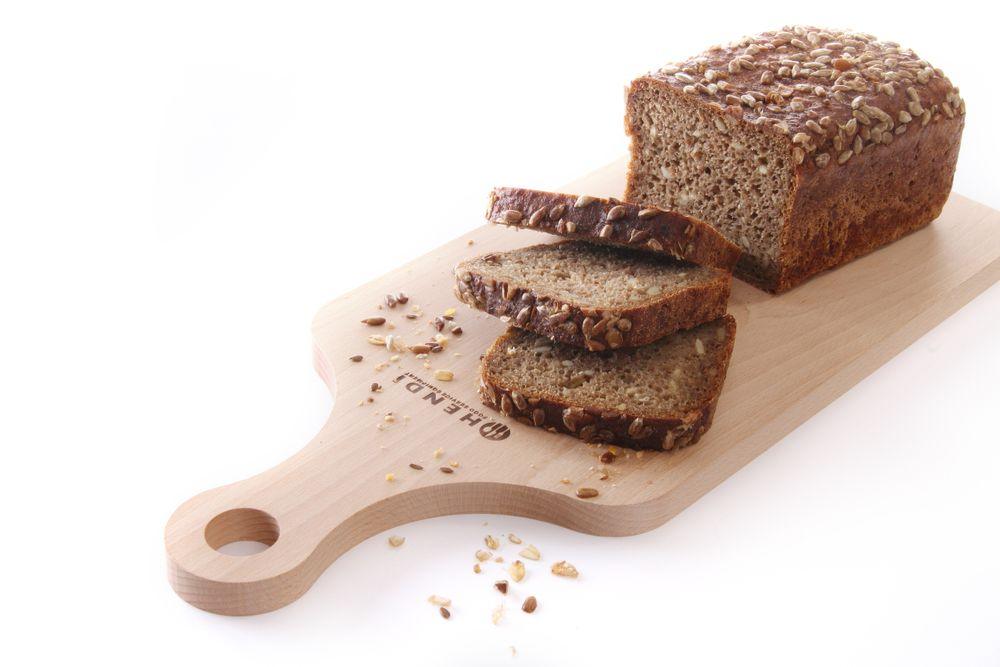 Planche à découper avec poignée, HENDI, Bois clair, 390x160mm