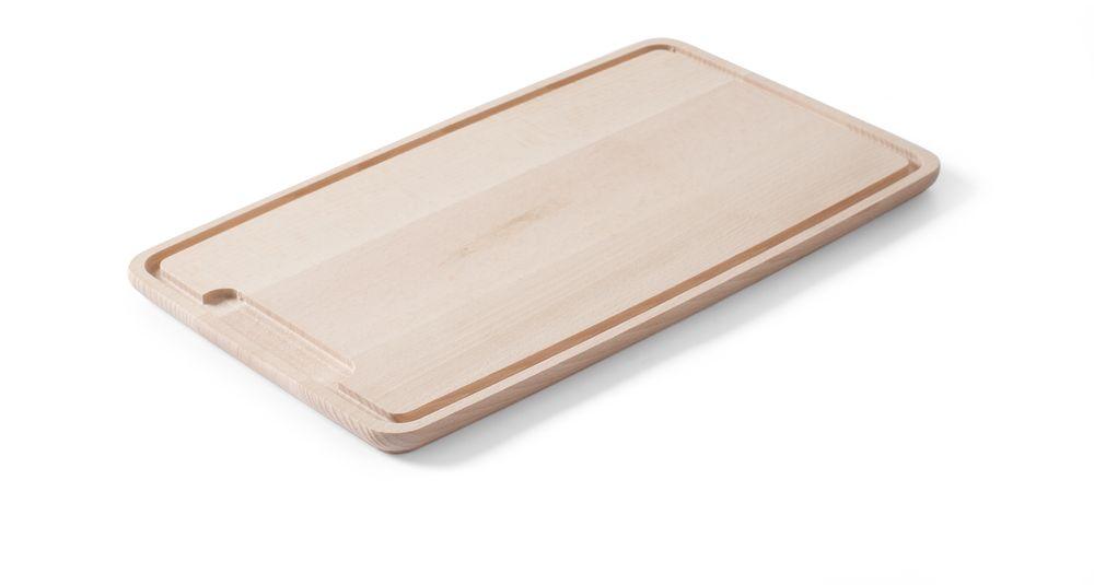 Planche à découper la viande, HENDI, Bois clair, 390x230mm