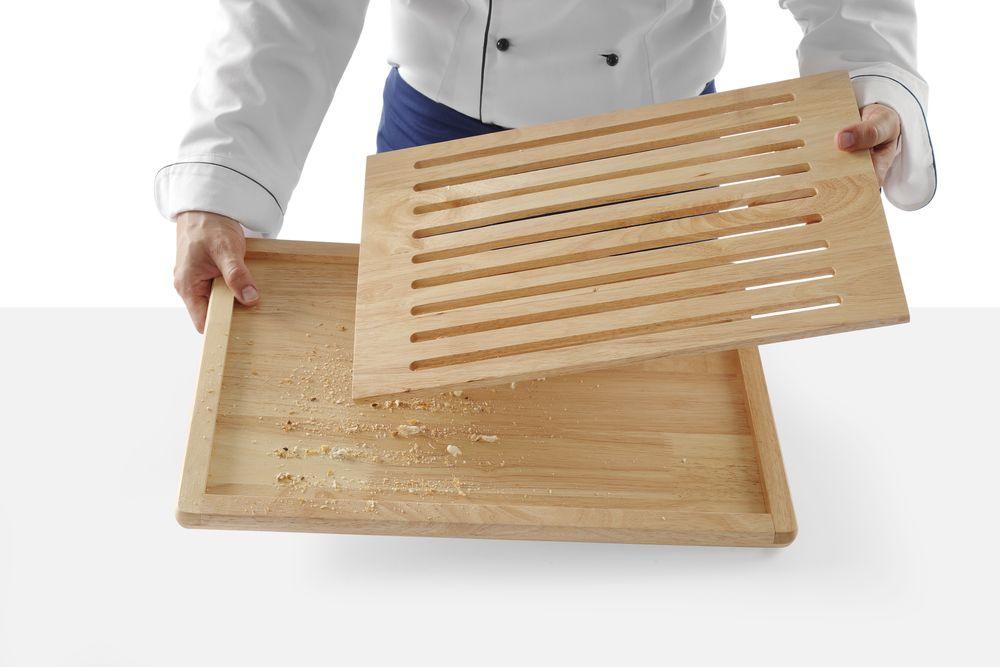 Planche à pain, HENDI, Bois foncé, 475x322mm