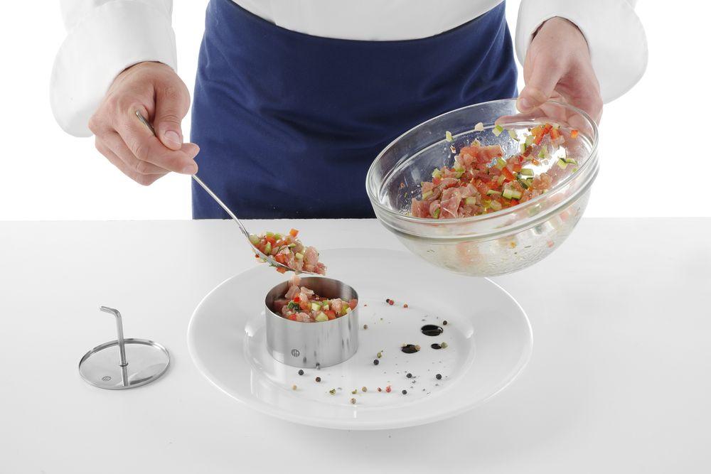 Nonnette et poussoir ronds, HENDI, ø80x(H)45mm