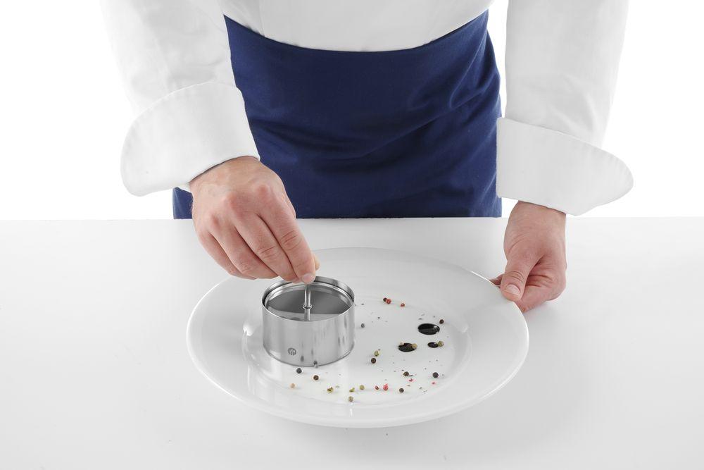 Nonnette et poussoir ronds, HENDI, ø100x(H)45mm