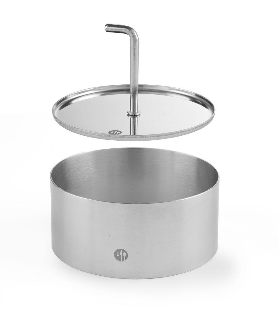 Nonnette et poussoir ronds, HENDI, ø100x(H)45mm