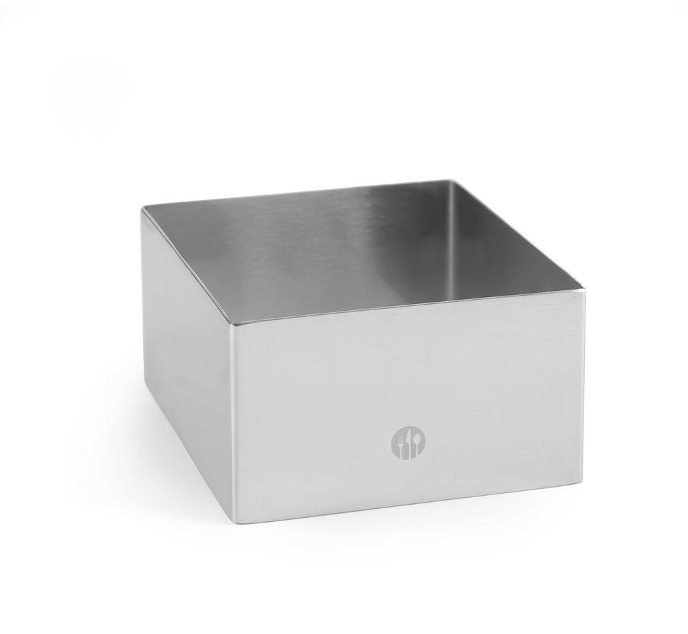 Nonnette et poussoir carré, HENDI, emporte-pièce, 80x80x(H)45mm