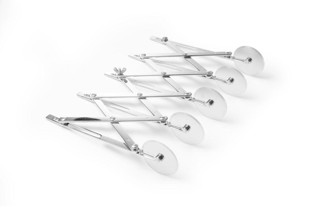 Rouleau multi-coupe avec 5 roulettes, HENDI, 222x56x(H)55mm