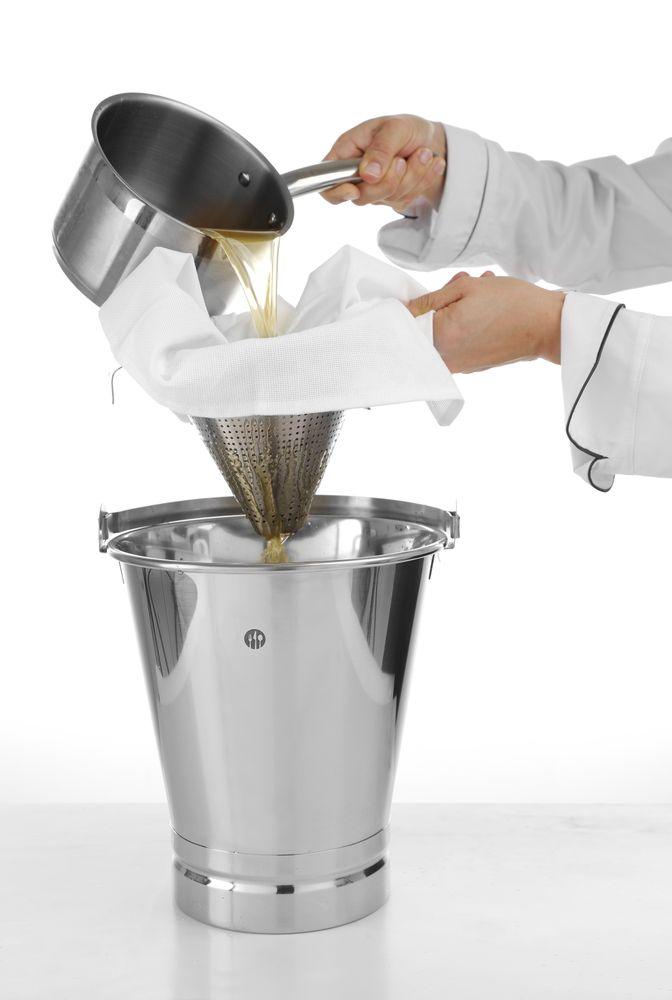 Seau avec fond renforcé, HENDI, Profi Line, 7L, ø230x(H)245mm