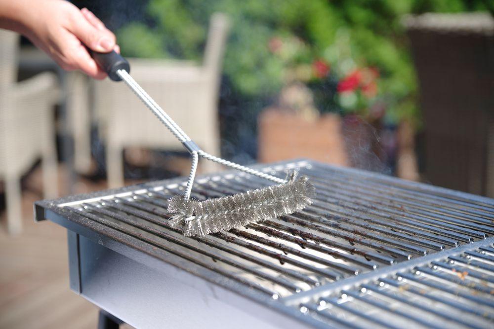 Brosse métallique forme Y, HENDI, 520x170mm