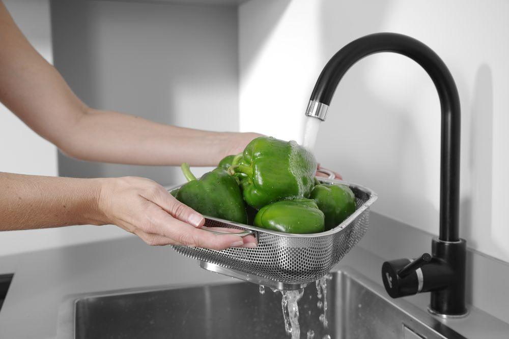 Egouttoir perforé carré, HENDI, 290x218x(H)80mm