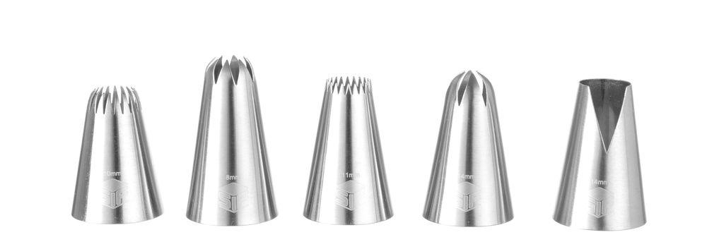 Set de douilles de décoration fleurs & pétales, HENDI