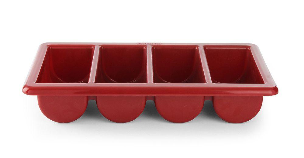 Bac à couverts, HENDI, Noir, 530x325x(H)100mm