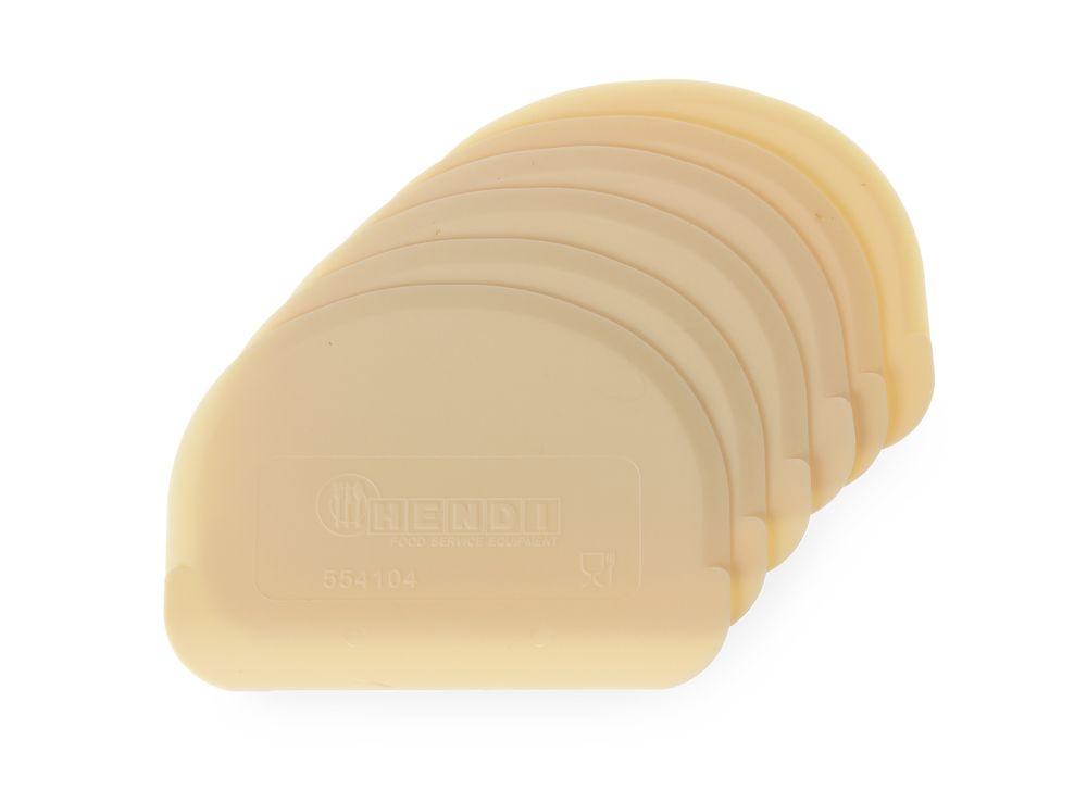 Racloir coupe-pâte - 6 pièces, HENDI, 6 u., 120x88mm