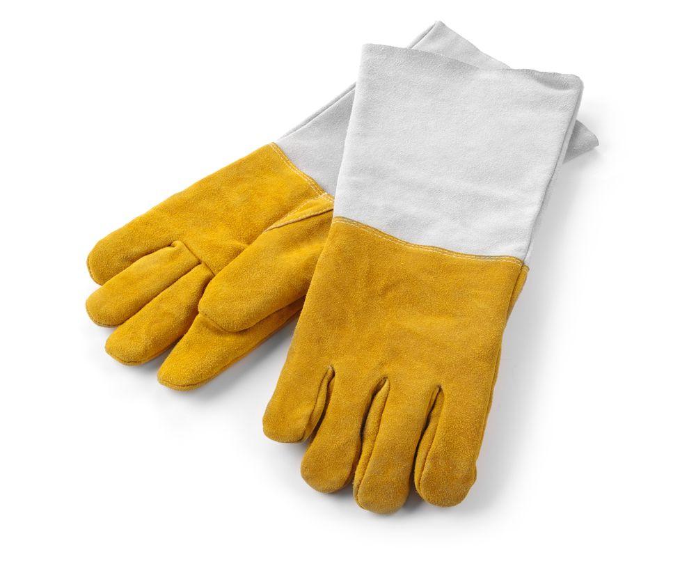 Gants anti-chaleur en cuir - 2 pièces, HENDI, 2 u., (L)460mm