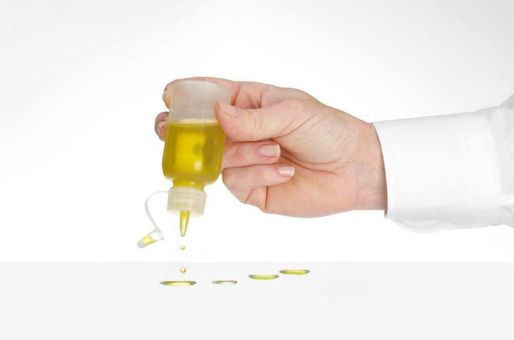 Mini flacon distributeur - set de 4 pièces, HENDI, 0,05L, Transparent, ø35x(H)100mm