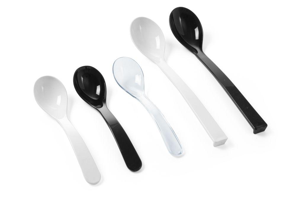 Cuillère à salade, HENDI, 0,03L, Blanc, 235x55mm