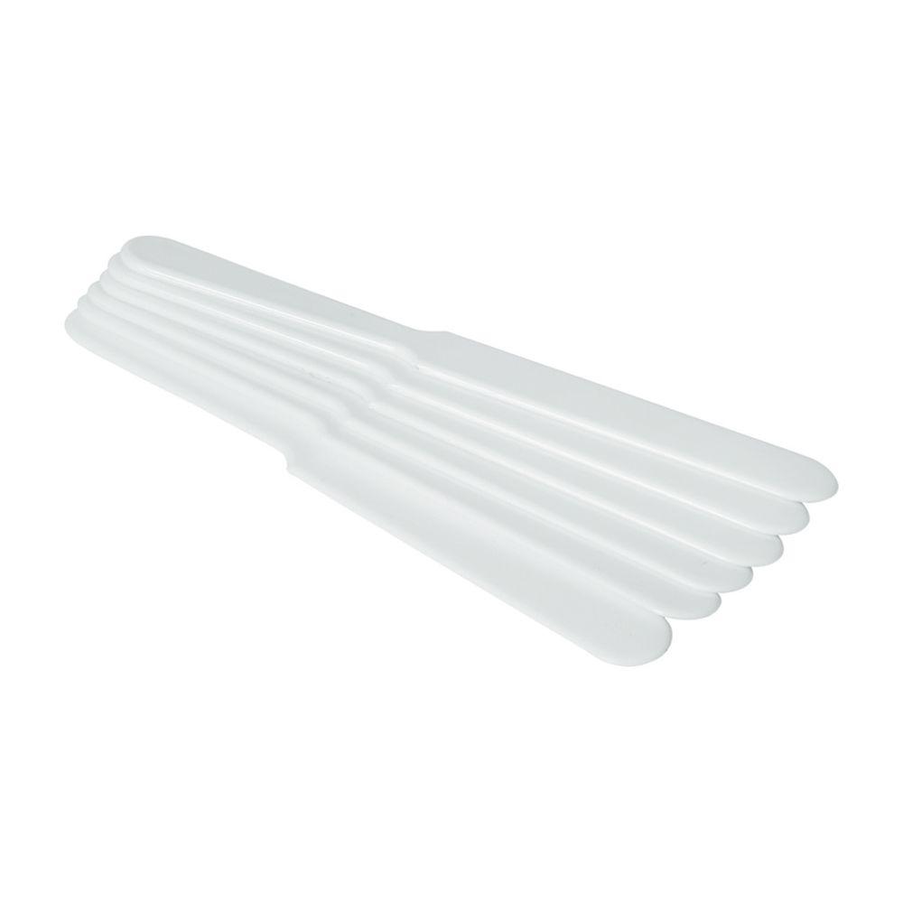 Coupe-mousse - 6 pièces, Bar up, Blanc, 6 u., 235x26mm