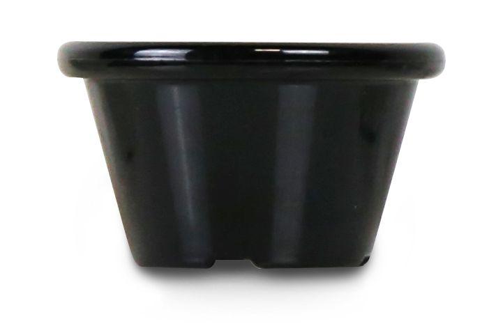 Ramequins - 12 pièces, HENDI, 0,045L, Noir, 12 u., ø60x(H)35mm