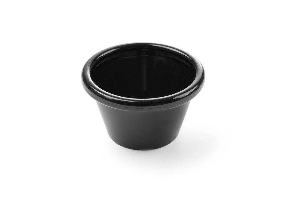 Ramequins - 12 pièces, HENDI, 0,045L, Noir, 12 u., ø60x(H)35mm