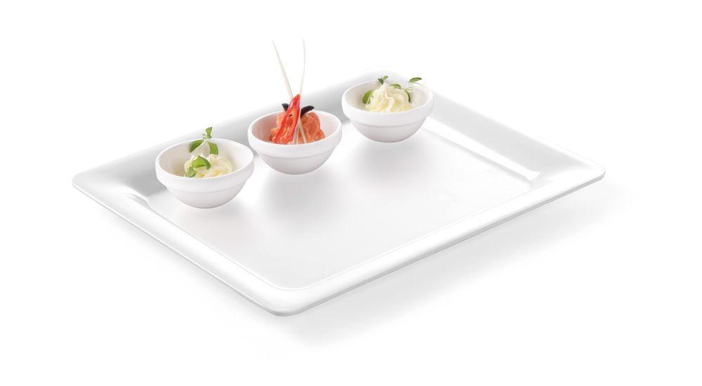 Plateaux gastronormes bord fin, Fine Dine, GN 1/2, 325x265x(H)20mm