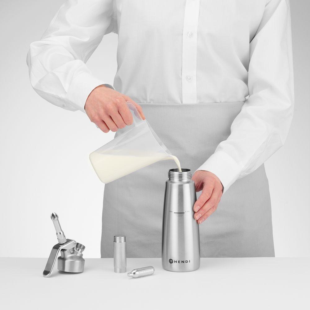 Siphon à chantilly Profi Line, HENDI, Profi Line, 1L, ø98x(H)330mm