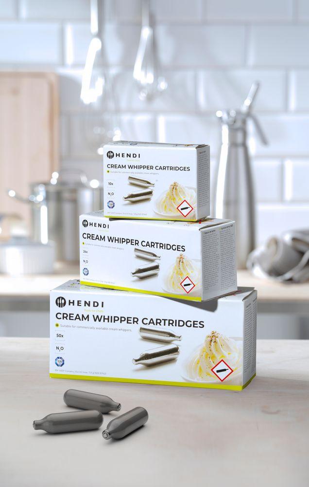 Cartouches pour siphon à chantilly, HENDI, 10 u