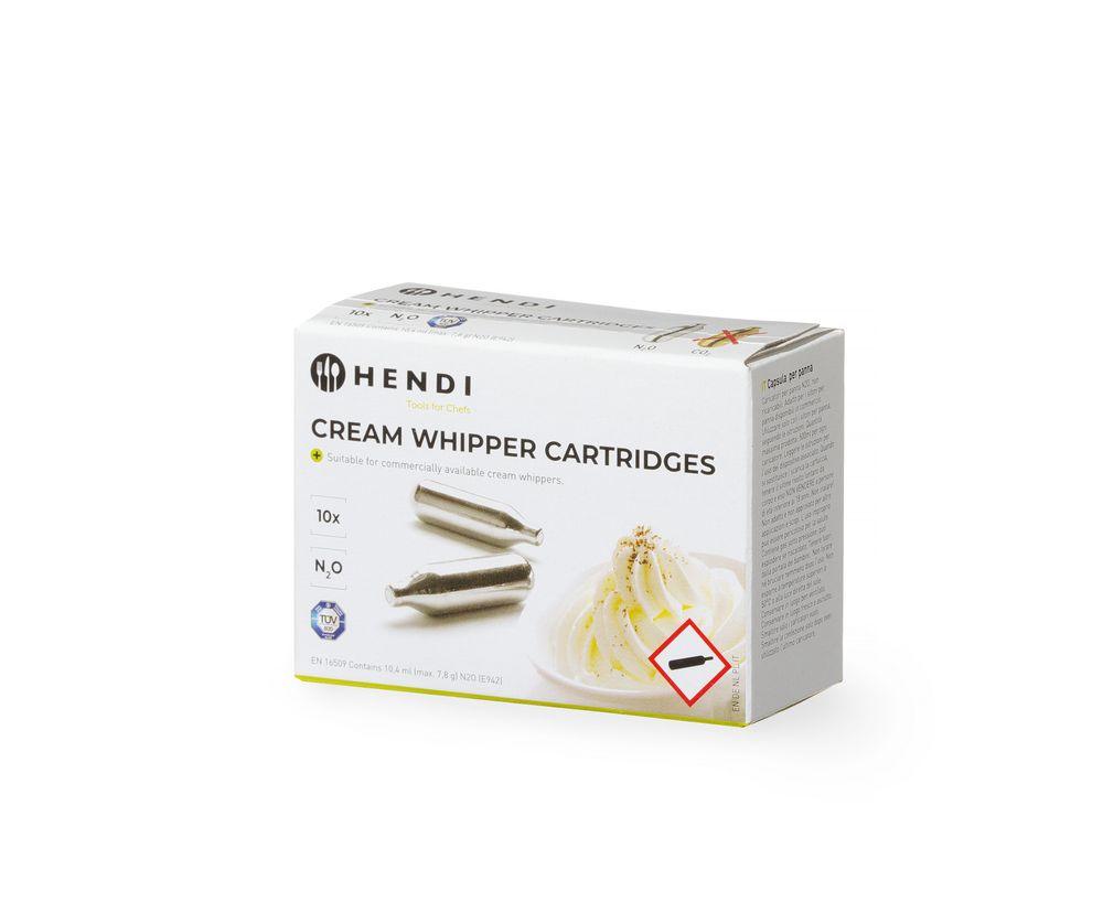 Cartouches pour siphon à chantilly, HENDI, 10 u