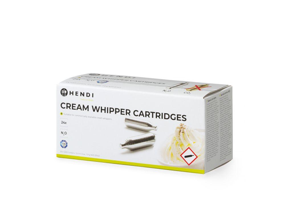 Cartouches pour siphon à chantilly, HENDI, 24 u