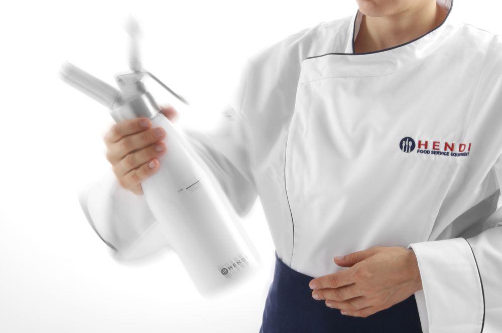 Siphon à chantilly Kitchen Line, HENDI, Kitchen Line, 0,25L, ø80x(H)200mm