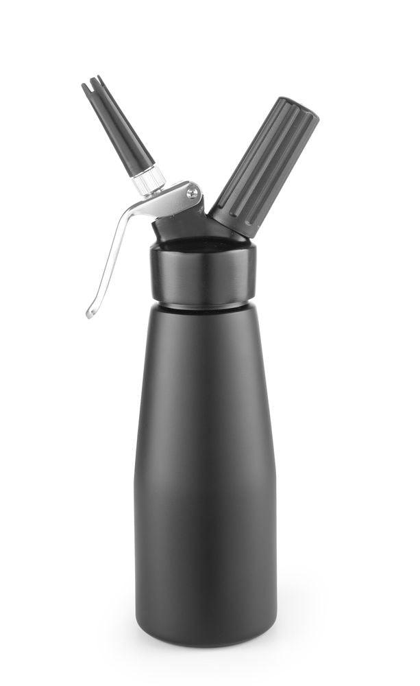 Siphon à chantilly Kitchen Line noir, HENDI, Kitchen Line, 0,5L, ø80x(H)260mm